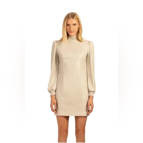 Trina Turk Wrigley mock neck dress